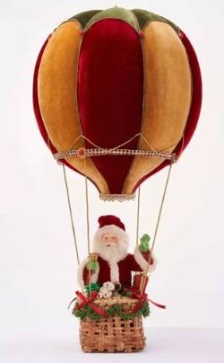 Santa in Hot Air Balloon
