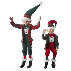 Tartan Tidings - 40cm/16" Posable Elf