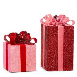 Red and Pink Packages - Set of 2