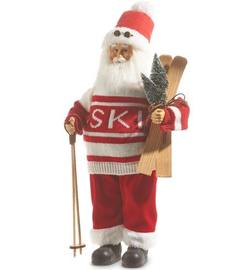 Santa with Ski Shirt