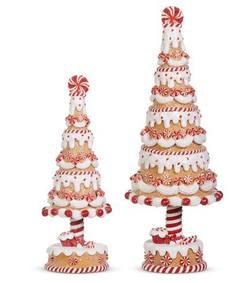 Gingerbread Trees - Set of 2