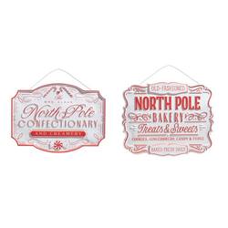 North Pole Confectionary and Bakery Hanging Signs