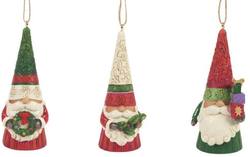 Christmas Gnomes Hanging Ornaments - Set of 3