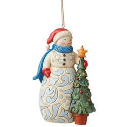 Snowman with Tree- hanging decoration