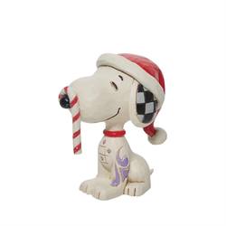 Mini Snoopy with Candy Cane