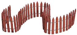 18" Wired Wooden Fence