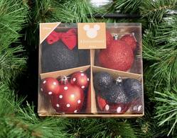 Disney Baubles - Red and Black - 7cm - Singles from