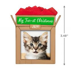 2024 Pet's Fur-st Christmas Photo Frame Ornament