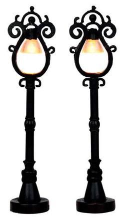 Parisian Street Lamp Set Of 2