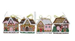 Gingerbread Houses - Set of 4