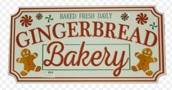 Gingerbread Bakery Sign Metal