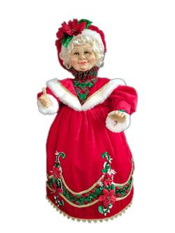 Mrs. Claus in a Red Dress