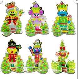Sesame Decorations -  6 Assorted- Price per Each