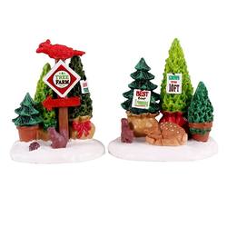 Tree  Farm  Display,  set  of  2