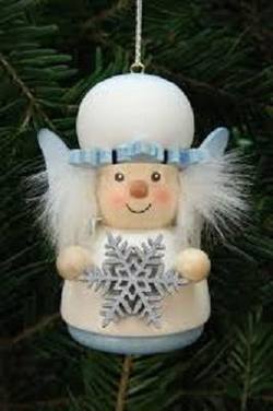 Snowangel Snowflake Ornament