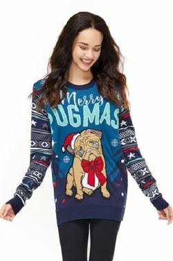 Merry Pugmas  Unisex Jumper