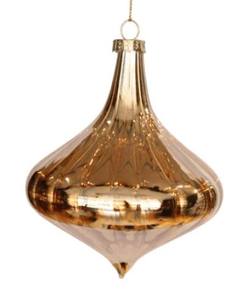 Gold bauble - Onion Shape