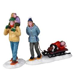 Long Day Snowshoeing  -  Set of 2