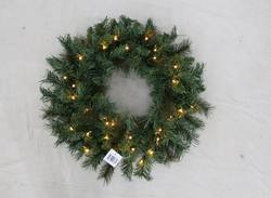 24'' Majestic Pine Pre-lit Wreath