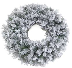 28'' Flocked Wreath