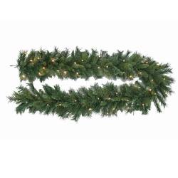 Pre-lit Majestic Pine Garland - 9ft