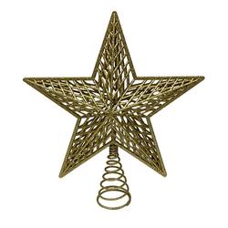 tree Top 5 point Star - Gold