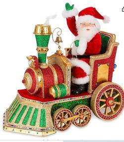 Santa in Train