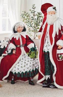 Mr & Mrs Santa - Snow Day- Life Size