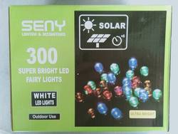 Solar - Fairy Lights- 300LED - White