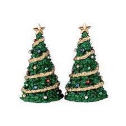 Classic  Christmas  Trees   Set of 2