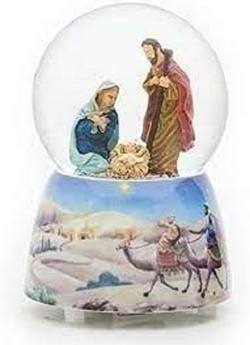 Holy Family Musical Globe