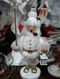 Smoker Santa White