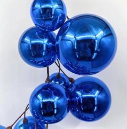 200cm Blue Bauble Garland