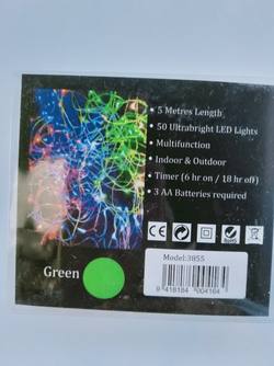 Green - Silver Wire - 5 M