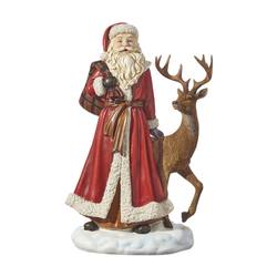 Santa with Deer - 15.5"