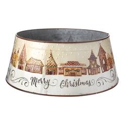 Gingerbread Village Tree Collar - 22.5"