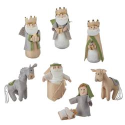 Nativity Set of 8  -  Felt