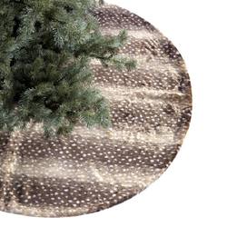 Faux Fawn Fur Tree Skirt