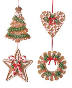 Gingerbread Ornament  -  Set of 4
