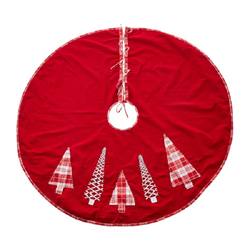 Red Patchwork Tree Skirt