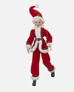 Poseable Elf  Small- Santa Suit