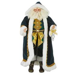 Santa Emerald Green & Gold