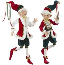 Poseable Elf large - Jester- 2 Assorted