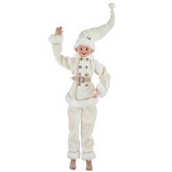 Poseable Elf large - Ivory Corduroy