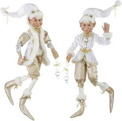 Poseable Elf large - Champagne- 2 assorted