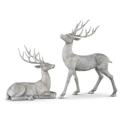 Silver Deer - Set of 2
