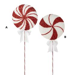 Peppermint Lollipop Christmas Picks