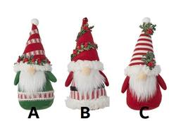Countryside Gnome Ornament - 3 Assorted