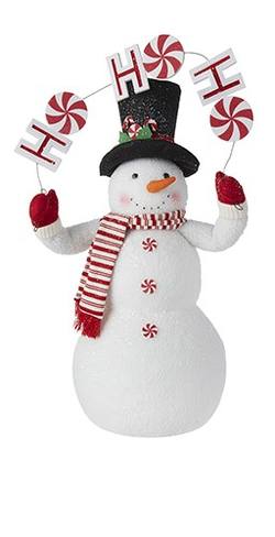 Peppermint Snowman Ho Ho Ho!