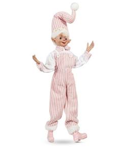 Pale Pink Poseable Elf